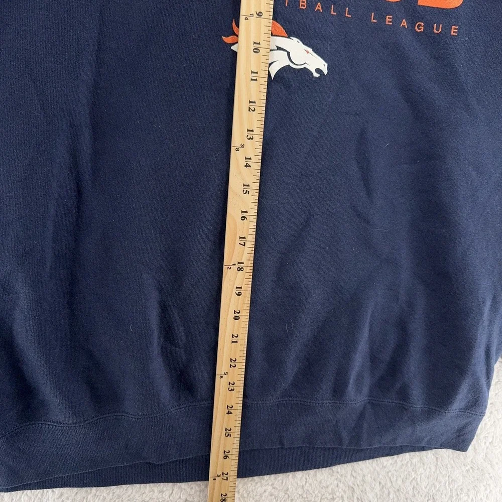 Denver Broncos Sweatshirt Mens L/XLNFL Football Crewneck Team Apparel‎ Pullover